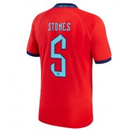 Fotbalové Dres Anglie John Stones #5 Venkovní MS 2022 Krátký Rukáv